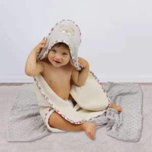 Prosop cu capison si broderie Teddy Bear 0-3 ani