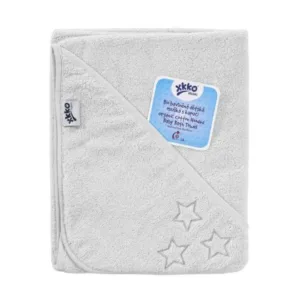 Prosop cu gluga bumbac organic White 90x90 cm XKKO