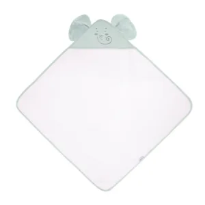 Prosop cu gluga din bumbac 100 90x90cm KikkaBoo Elephant Time