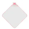 Prosop cu gluga din bumbac pentru bebelusi Calut Roz 84x84cm