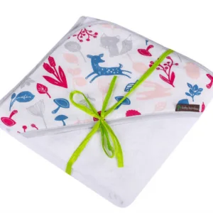 Prosop cu gluga din fibra de bambus 100x100 cm Blue Deer