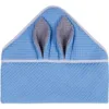 Prosop de baie Infantilo cu gluga Waffle Bunny 80x80 cm albastru