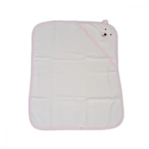 Prosop de baie cu capison din bumbac 90x70 cm Baloo Pink
