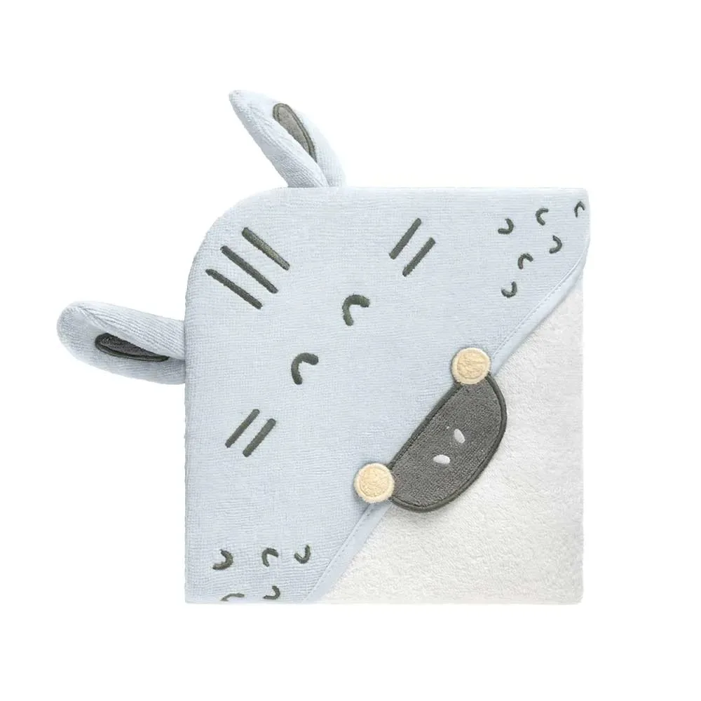 Prosop de baie cu gluga Kikka Boo Stripy Friends 90x90 cm