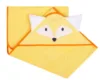 Prosop de baie cu gluga cu urechi din bumbac 80x80 cm Yellow Fox