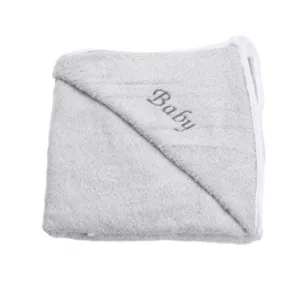 Prosop de baie frotir bumbac gri 75x75 cm