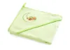 Prosop de bumbac cu gluga Sensillo Bear 100x100 cm verde