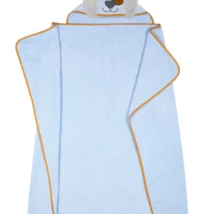 Prosop din bumbac cu gluga 120x100 cm Blue Dog