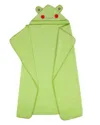 Prosop din bumbac cu gluga 120x100 cm Green Frog