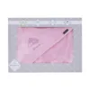 Prosop din fibra de bambus cu gluga pentru bebelusi si copii Hands-free Princess Pink 85x85cm