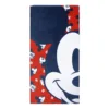 Prosop pentru plaja Mickey Mouse Half Face 70 x 140 cm