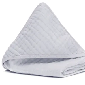 Prosop-pled din muselina light grey 75x75cm Fillikid