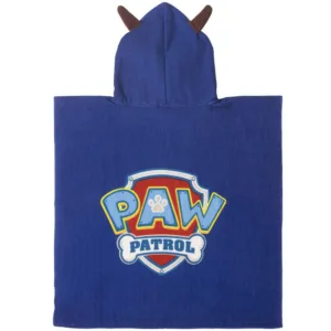 Prosop poncho cu gluga Paw Patrol 50 x 115 cm