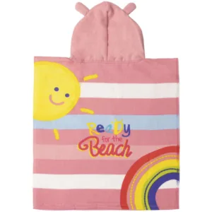 Prosop poncho cu gluga Peppa Pig Summer Fun 50 x 115 cm