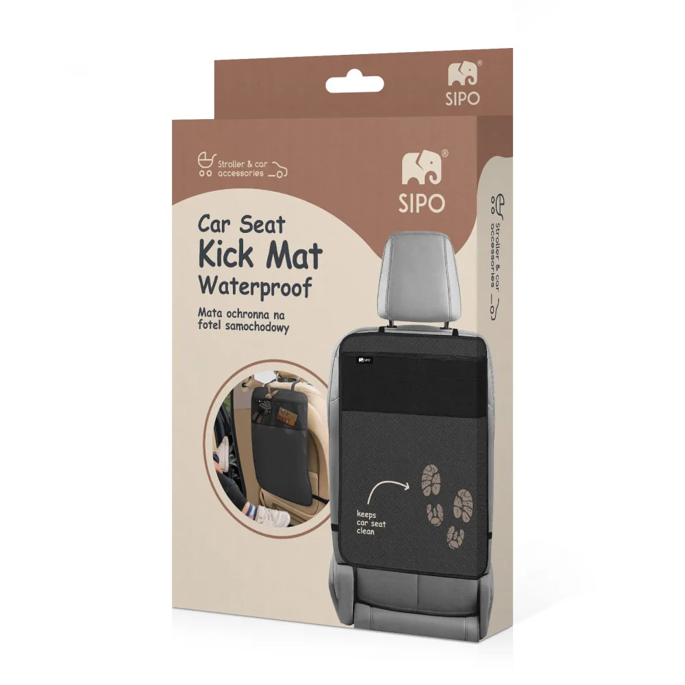 Protectie anti-lovituri pentru scaun auto Sipo Negru