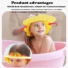 Protectie baita Little Mom Duckling Yellow pentru ochi si urechi