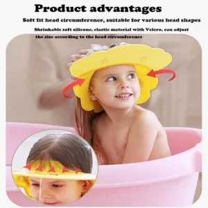 Protectie baita Little Mom Duckling Yellow pentru ochi si urechi