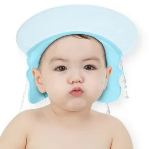 Protectie baita Little Mom Elephant Blue pentru ochi si urechi