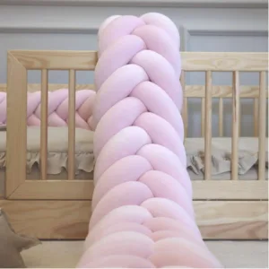 Protectie de pat impletita