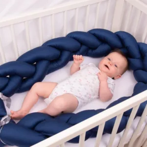 Protectie laterala din bumbac Bumper impletit The Braid Navy 06