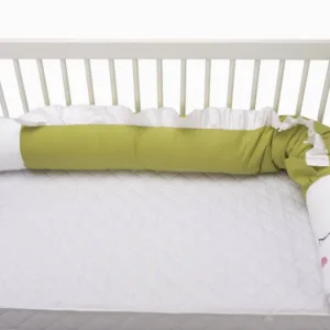 Protectie laterala pentru patut Somnart Dragon verde 25 x 180 cm