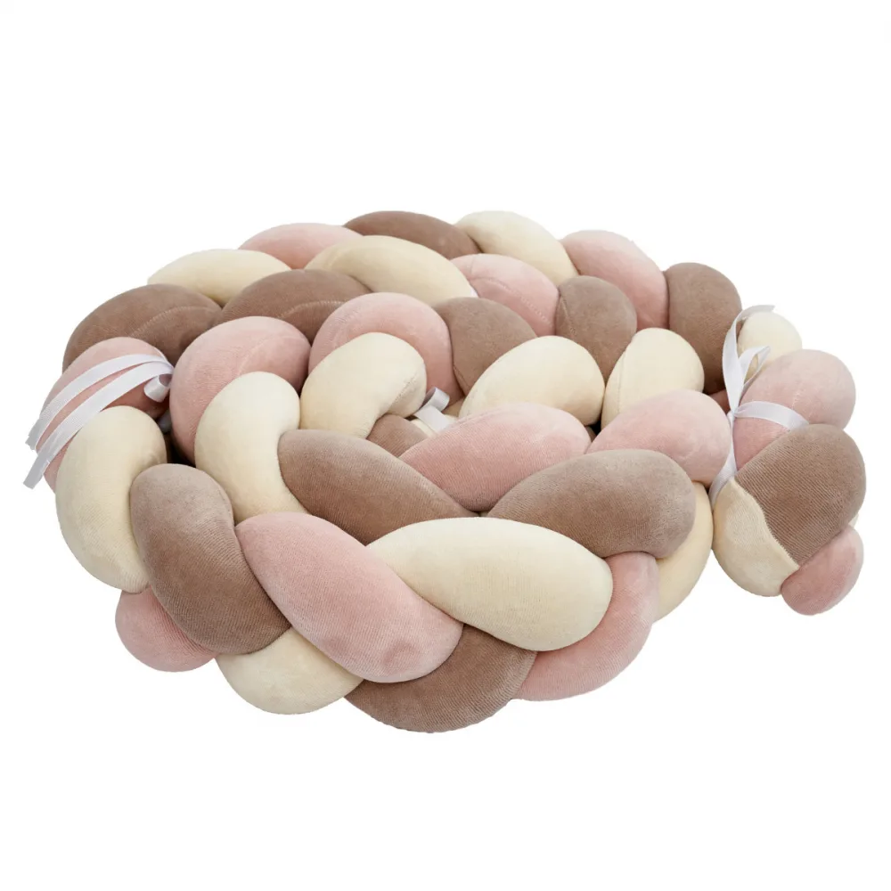 Protectie laterala pentru patut din catifea