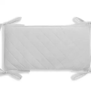 Protectie laterala pentru patut pachet 3x60 cm catifea Gri