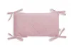 Protectie laterala pentru patut pachet 3x60 cm catifea Rose