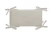 Protectie laterala pentru patut pachet 3x60 cm catifea Sand