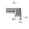 Protectie pentru colturi mobilaCar Boy Safety argintiu metalizat 18x37x15x4mm