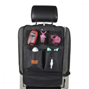 Protectie spatar si organizator auto pentru copii Cangaroo Black