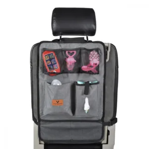 Protectie spatar si organizator auto pentru copii Cangaroo Grey