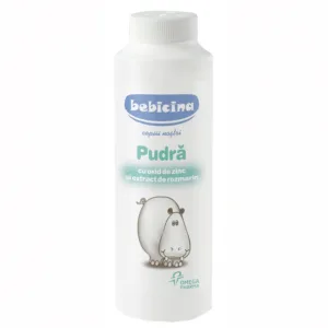 Pudra cu oxid de zinc si rozmarin Bebicina