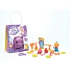 Pusculita cu accesorii surpriza si figurina Pocket Money Piggies Mov