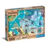 Puzzle 1000 piese Clementoni Disney Story Maps Frozen