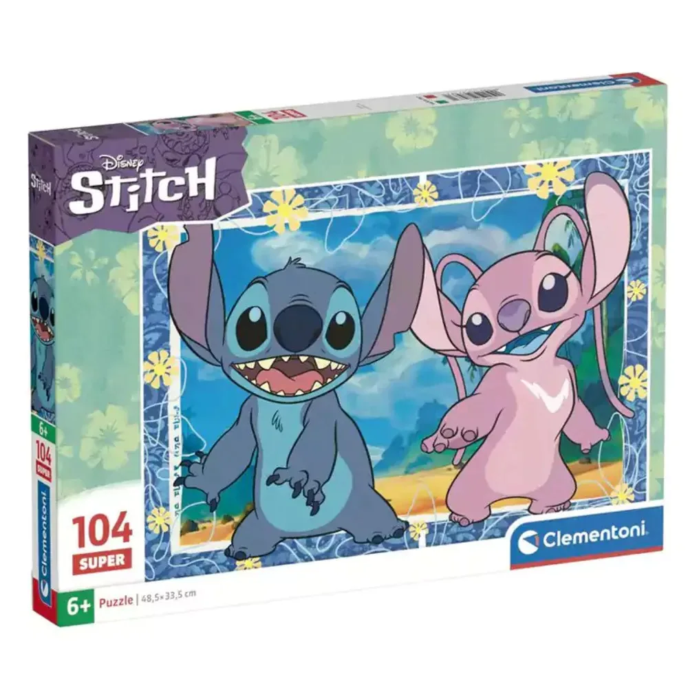 Puzzle 104 piese Clementoni Disney Stitch 27573