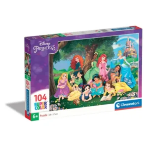 Puzzle 104 piese Clementoni Supercolor Disney Princess 25743