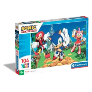 Puzzle 104 piese Clementoni Supercolor Sonic The Hedgehog 27256