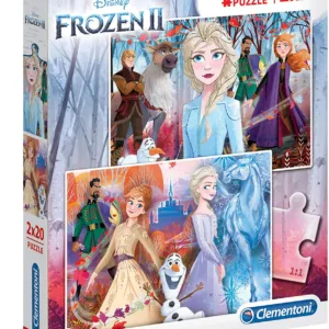 Puzzle 2x20 piese Clementoni Frozen