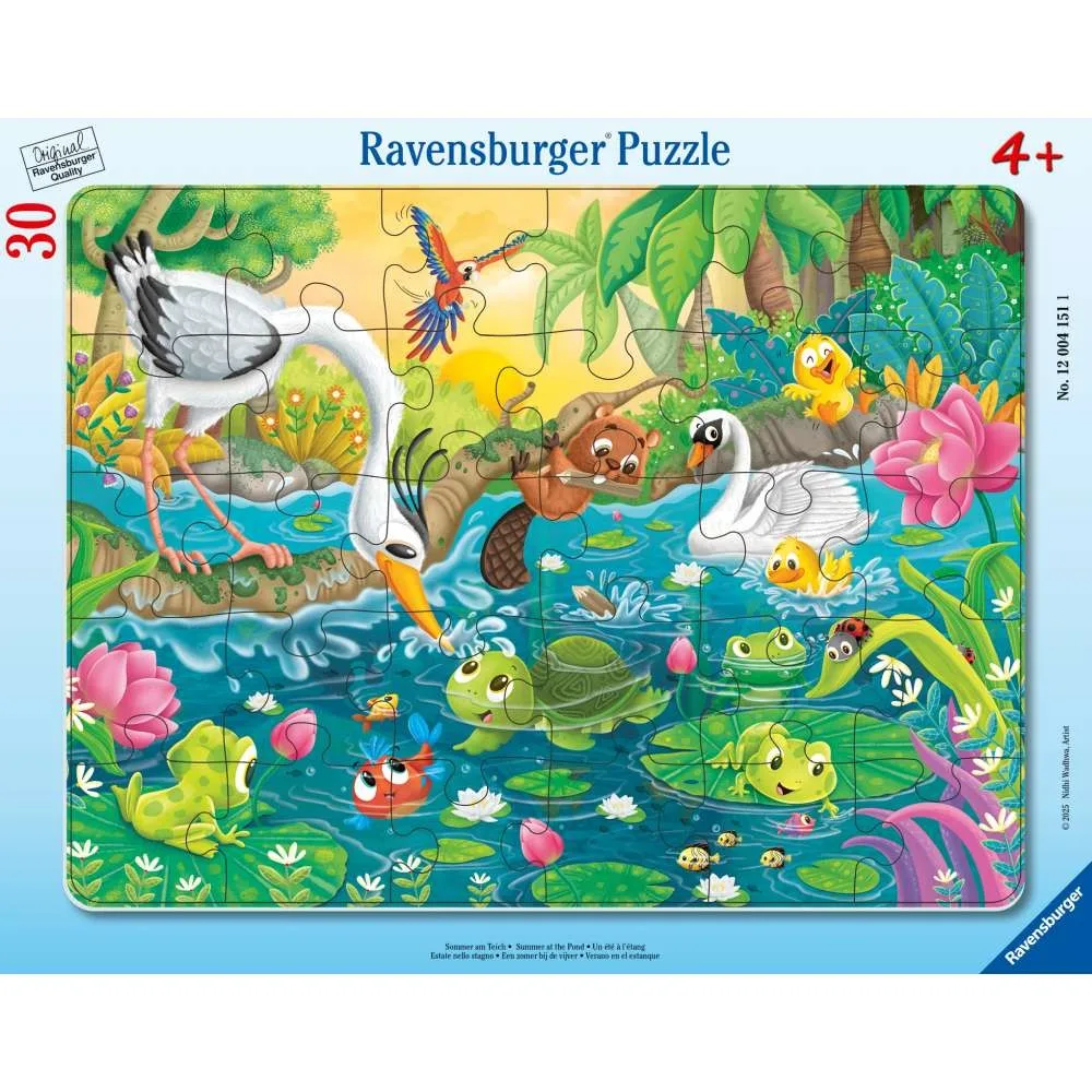 Puzzle 30 piese tip rama Ravensburger Vara la iaz