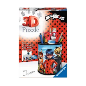 Puzzle 3D Ravensburger Suport Pixuri Miraculous 54 piese RVS3D11278