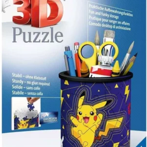 Puzzle 3D Ravensburger suport pixuri Pokemon 54 piese