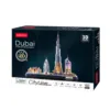 Puzzle 3D cu LED Cubic Fun City Line Dubai 182 piese