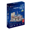 Puzzle 3D cu leduri Cubic Fun 149 piese Catedrala Notre Dame