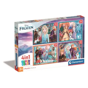 Puzzle 4 in 1 Clementoni Disney Frozen (12