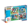 Puzzle 4 in 1 Clementoni Sonic The Hedgehog 21522