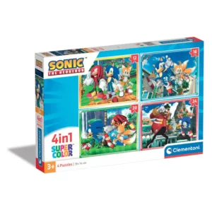 Puzzle 4 in 1 Clementoni Sonic The Hedgehog 21522