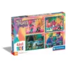 Puzzle 4 in 1 Clementoni Trolls 3 21527