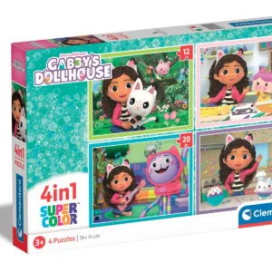 Puzzle 4 in 1 Gabbys Dollhouse