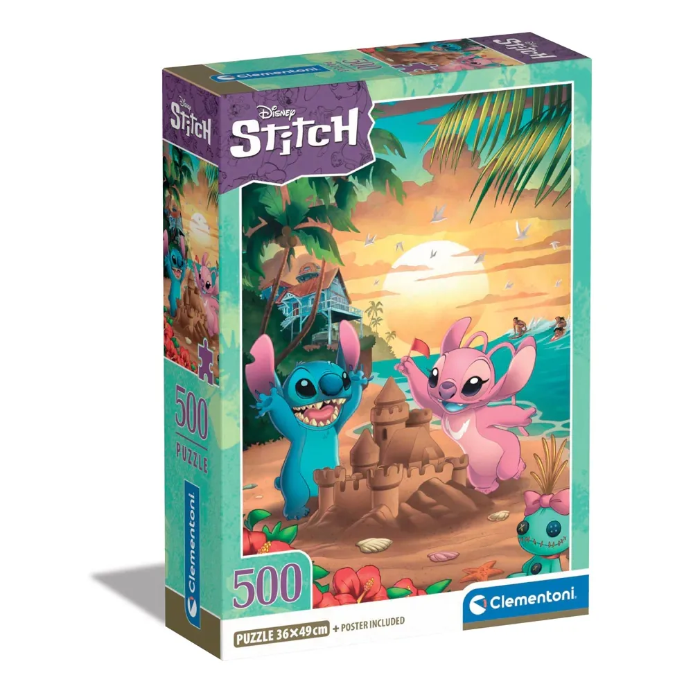 Puzzle 500 piese Clementoni Disney Stitch 35547